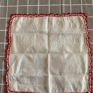 Vintage Valentines Day Handkerchief